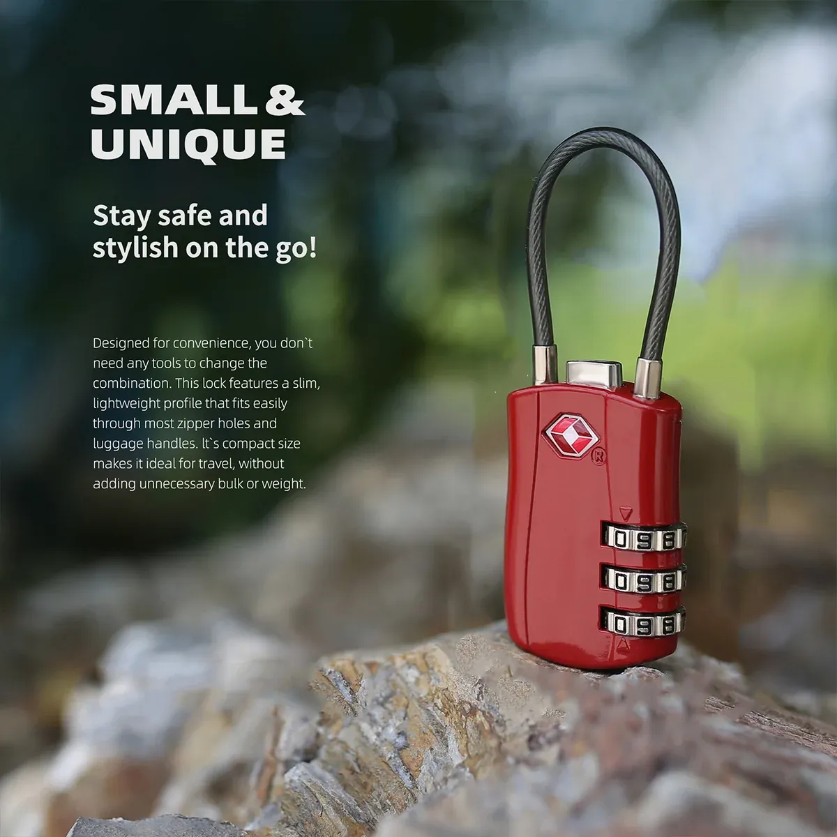 Zinc Alloy Combination Lock Anti-Theft For Luggage Cabinet Drawer Suitcase - Blue — image 5