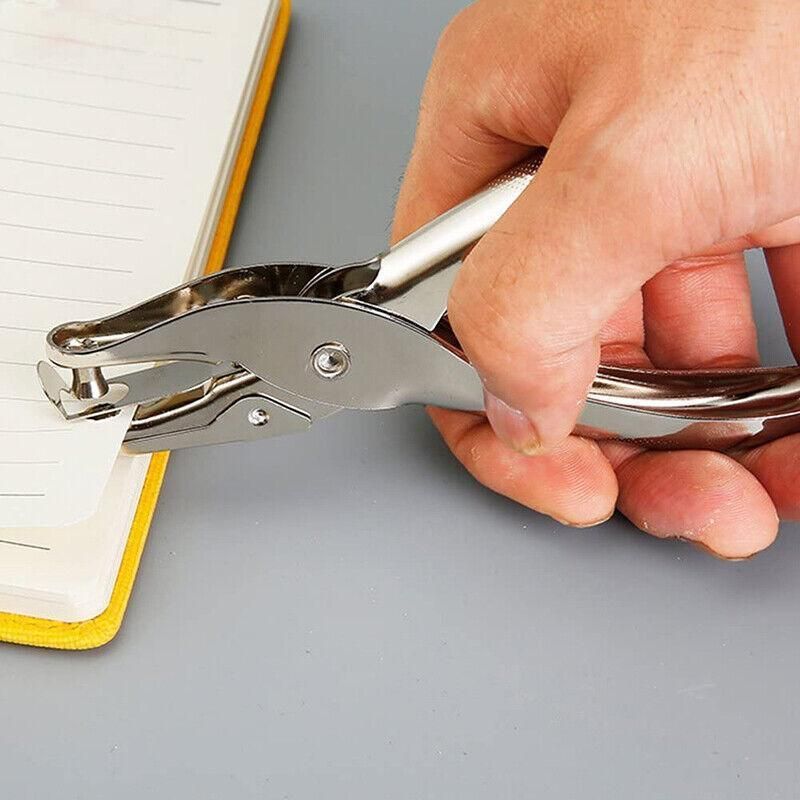 Paper Single Round Hole Punch Puncher School Office Stationery 6mm โ image 5
