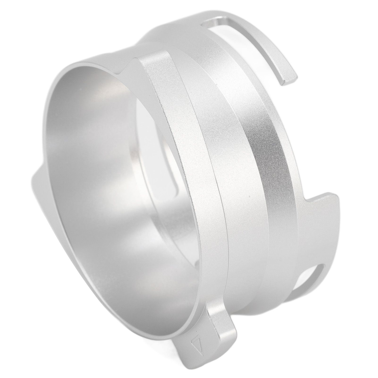 54mm Coffee Portafilter Dosing Funnel Aluminum Alloy Rotatable Dosing Funnel Coffee Machine Accessories Silver โ image 6