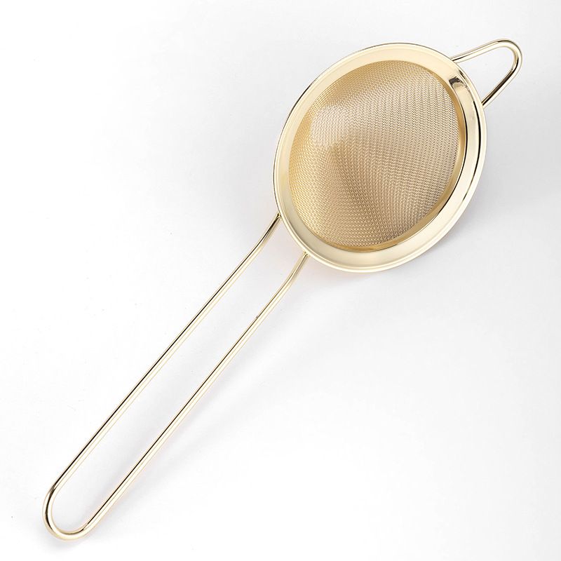 juice strainer,tea strainer, Effective Cone Shaped Cocktail Strainer For Cocktails, Easy Clean, Long Handle