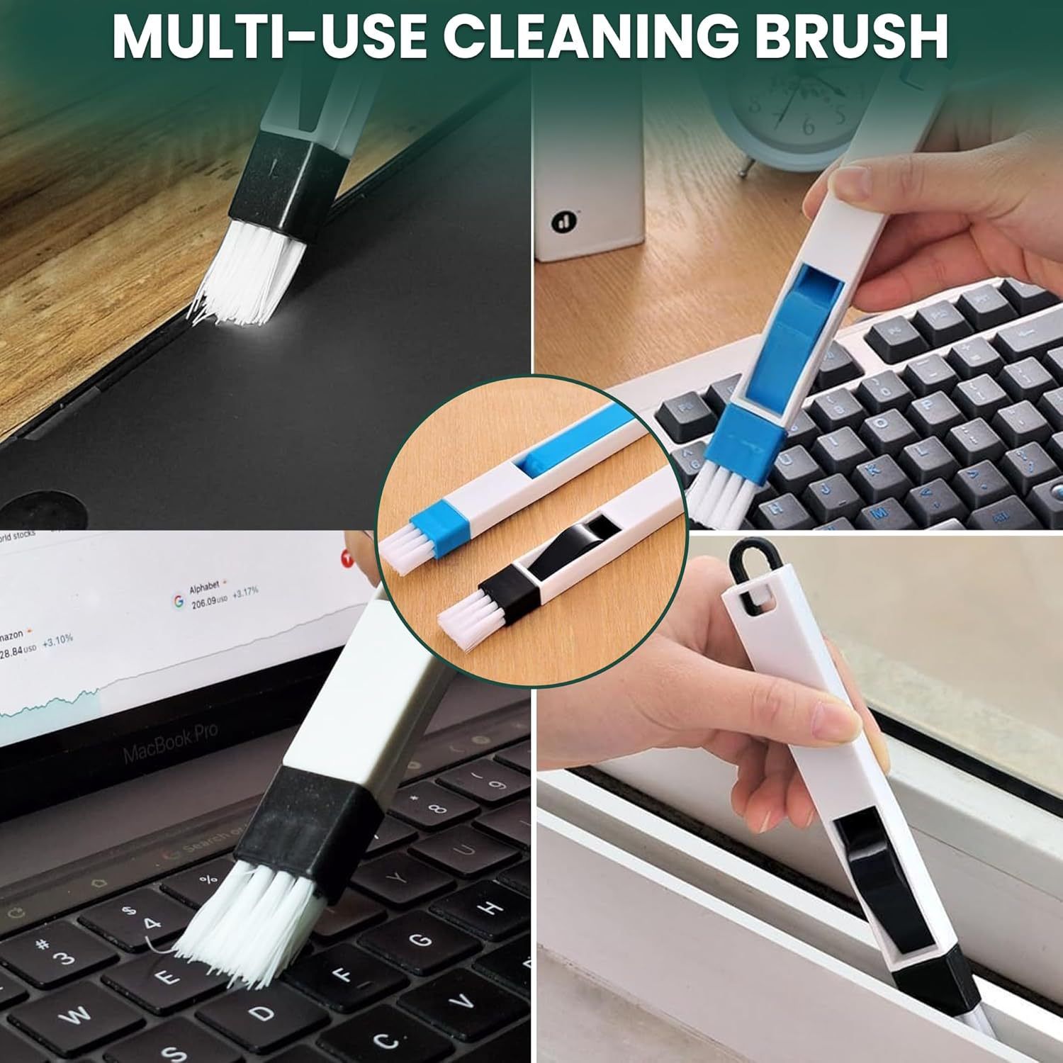 Set A Multi-Use Heavy-Duty Cleaning Brush Set – 14-Piece Hard Bristle Tool Kit for Kitchen, Bathroom & Tight Spaces — image 5