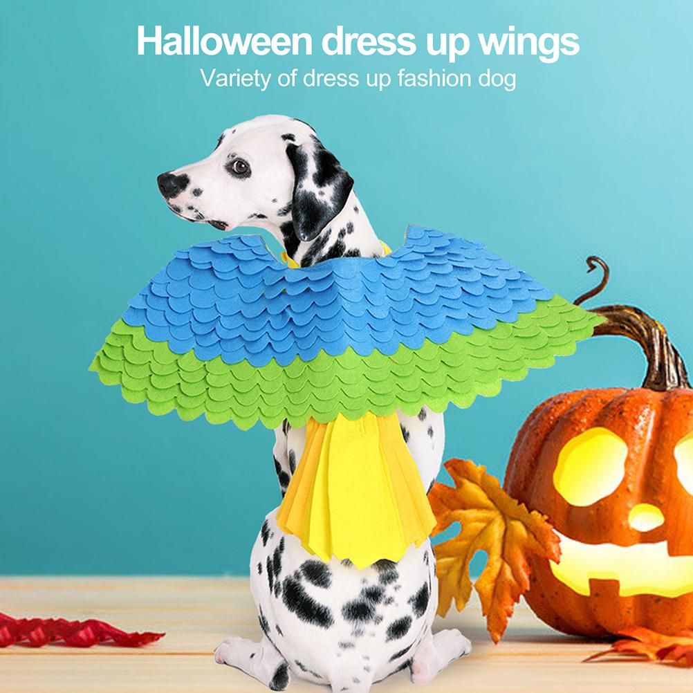 Pets Domestic Costume Pet Dog Cats Bird Shape Costumes Pet Bird Wing Felt Clothing Sniffing Pad for Halloween or Christmas โ image 3