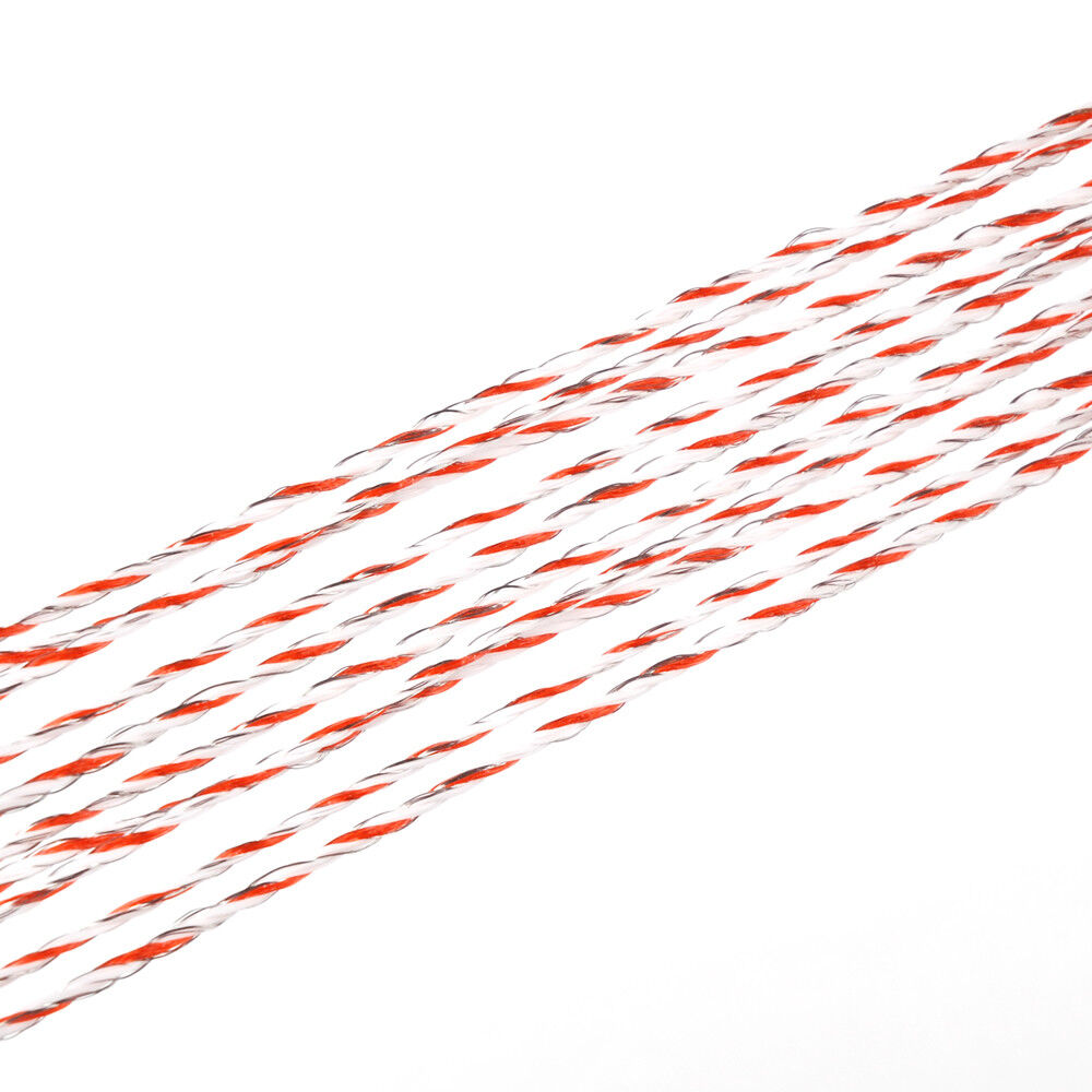 500m Roll Polywire Electric Fence Stainless Steel Poly Wire Energiser Insulator — image 5