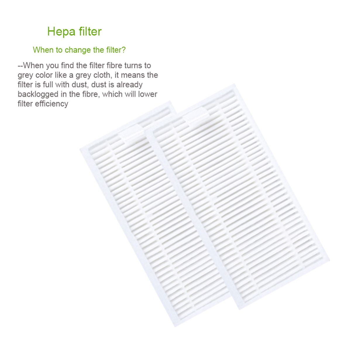 10 Pcs/lot Robot Vacuum Cleaner HEPA Filter replacement for iLife Robot Vacuum Cleaner, V3, V3S, V3S Pro, V5, V5S, V5S Pro — image 4