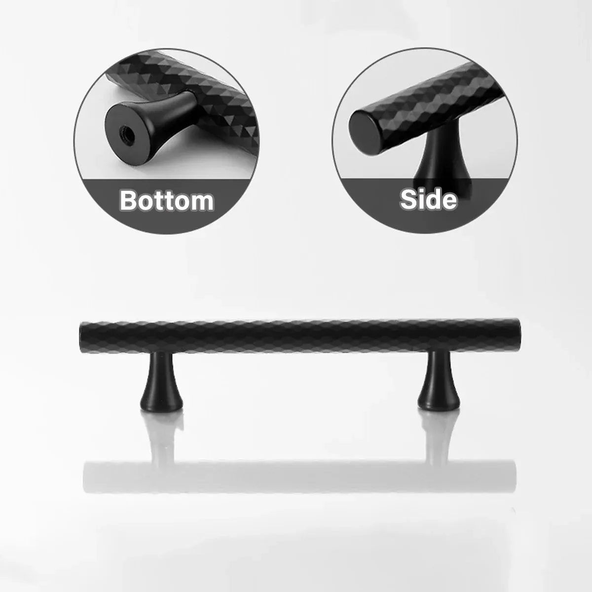 American Style Closet Handle Drawer Pull Cabinet Door Handle Vintage Bronze Knob - Gold - 56mm — image 5