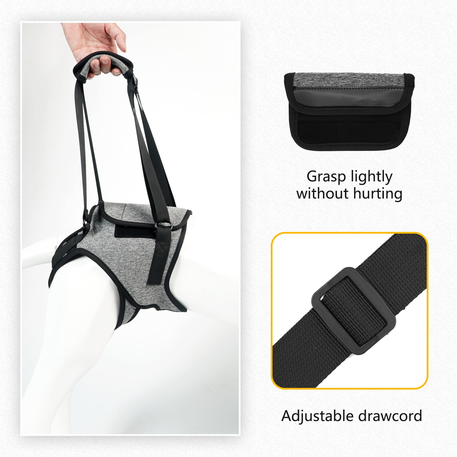 Dog Sling for Large Dogs Hind Leg Adjustable Dog Lift Harnesses For Walking/Climbing Pet Auxiliary Slings for Elderly, Disabled Dogs XL โ image 2