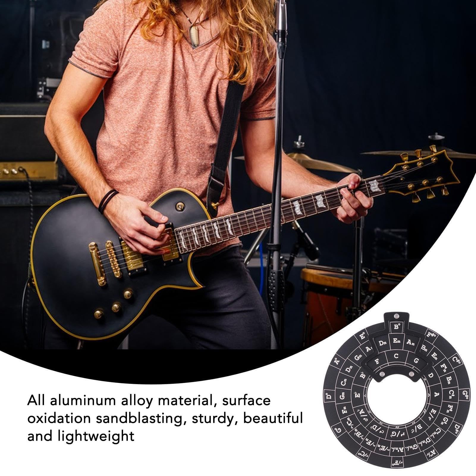 Aluminum Alloy Melody Chord Tool Circle of Fifths Wheel Music Theory Educational Accessor for Staff Learning โ image 4