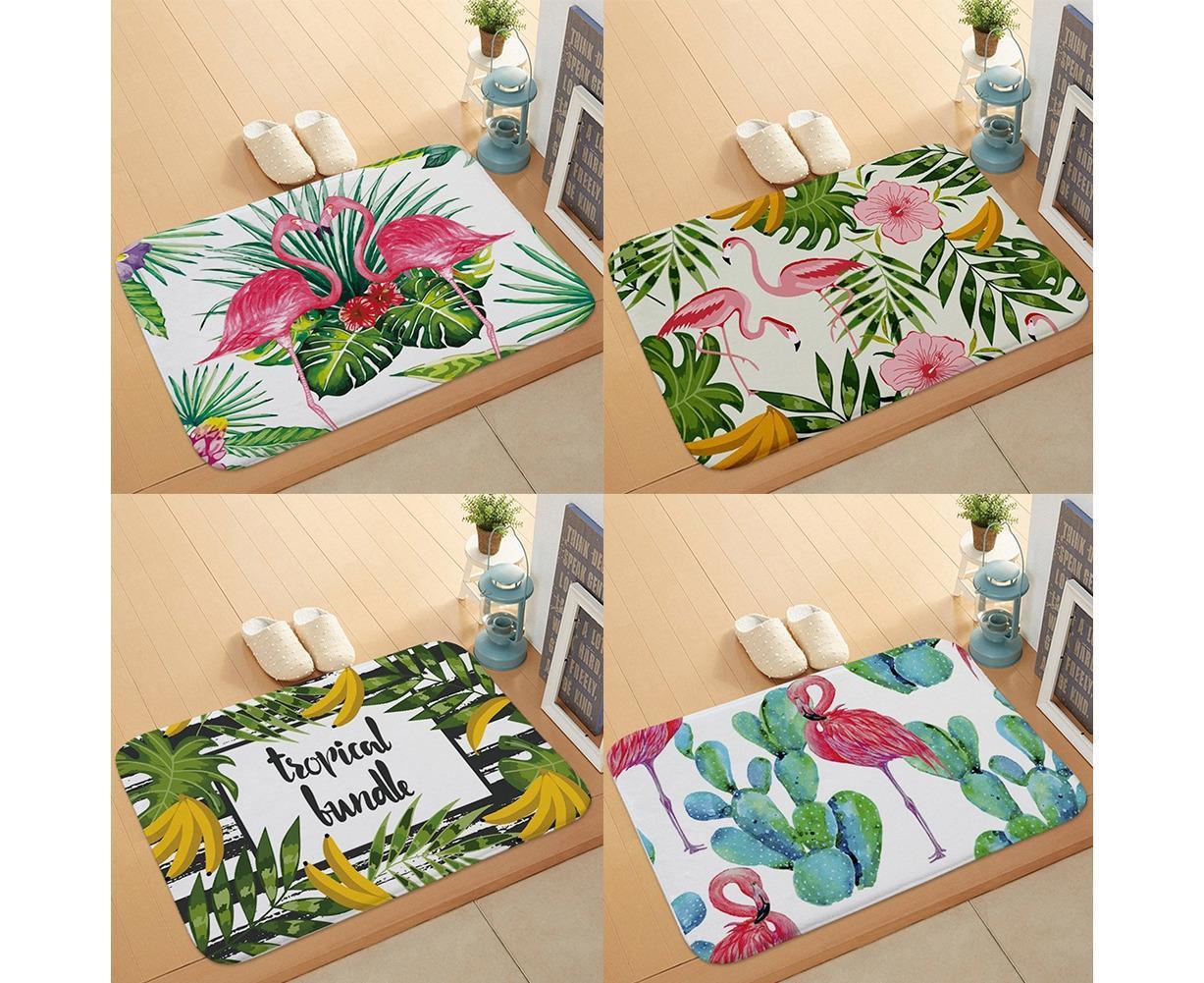Stylish Flamingo Rug Kitchen Bathroom Anti-slip Doormat Carpet Floor Mat Home Decor โ image 6