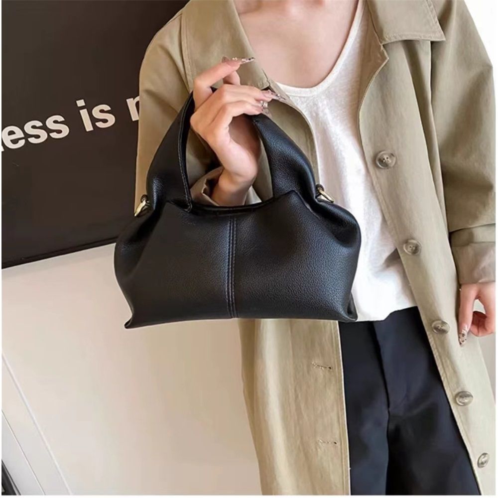 Crossbody Bag Purse Satchel Handbag for Women Shoulder Bag Chic Cloud Bag Purse, Cute Cloud Handbag for Women (black) — image 2