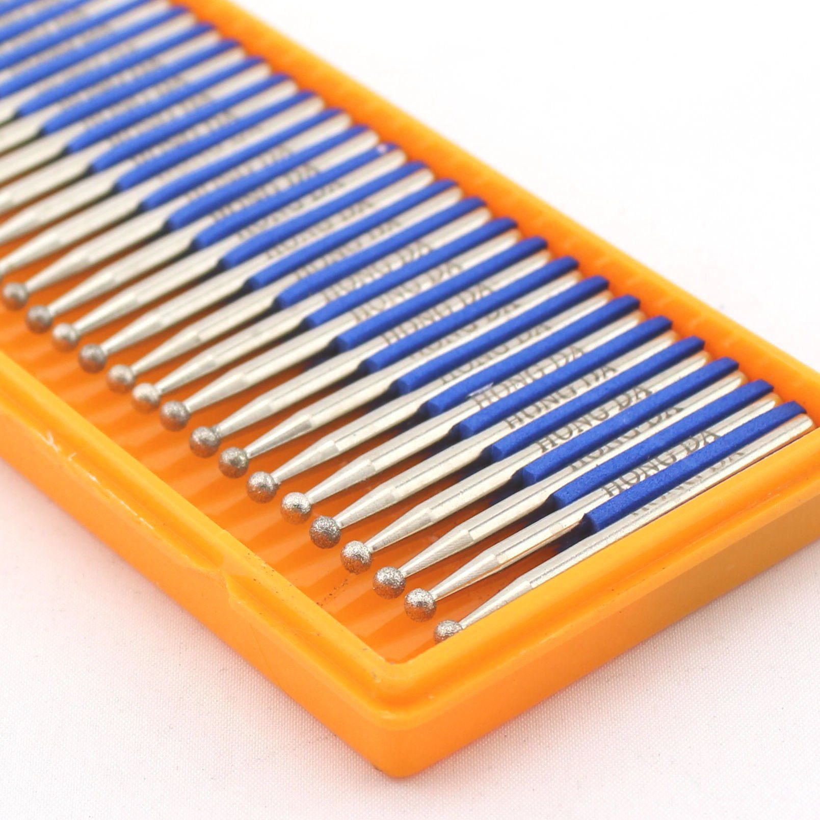 Polishing Needle Carving Head Diamond Multi shaped Polishing Head Diamond Grinding Rod Diamond Sand Magic Needle Set — image 3