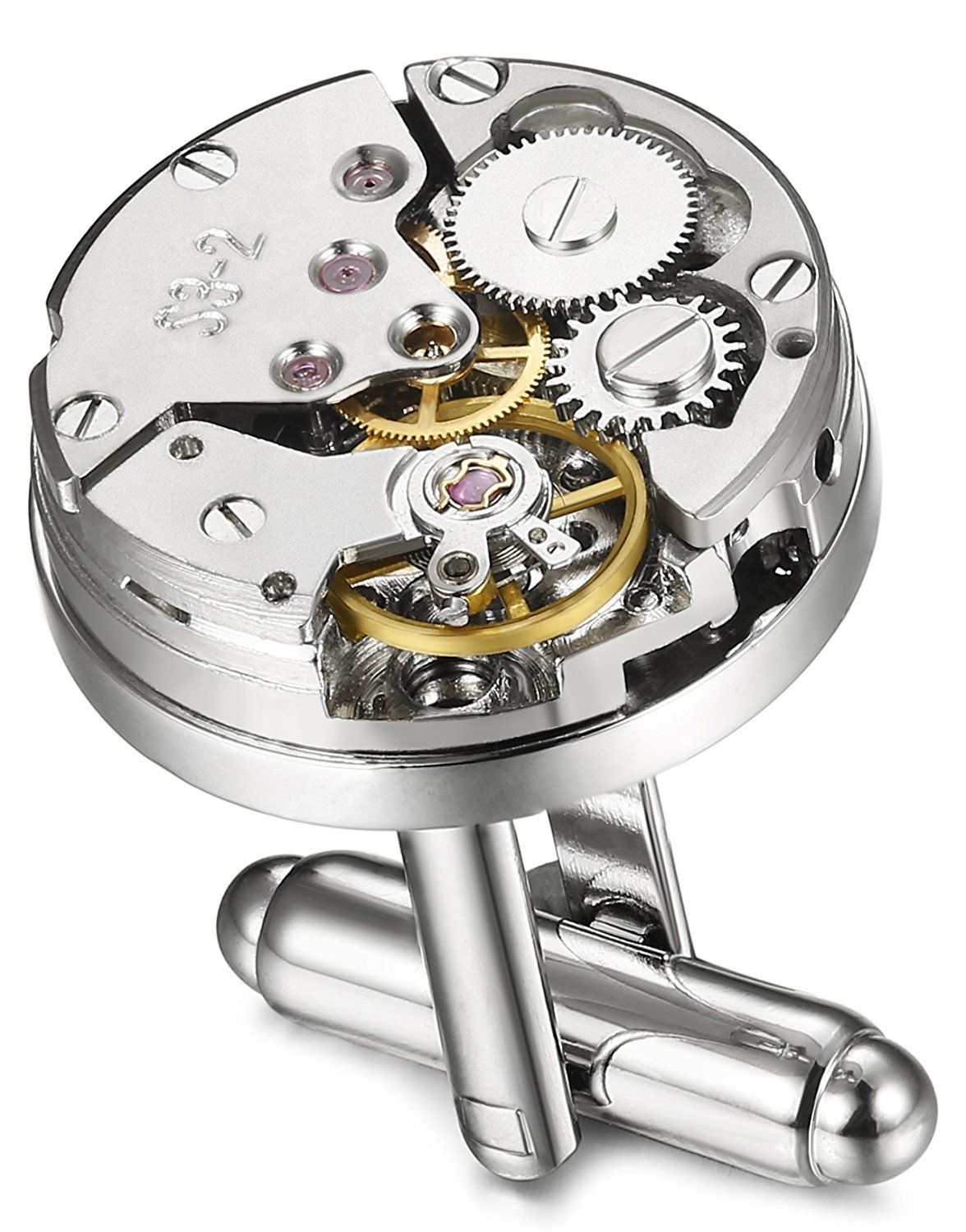 Watch Movement Cufflinks for Mens Shirt For Men/Lover/Friends/Wedding/Anniversaries/Birthdays โ image 4