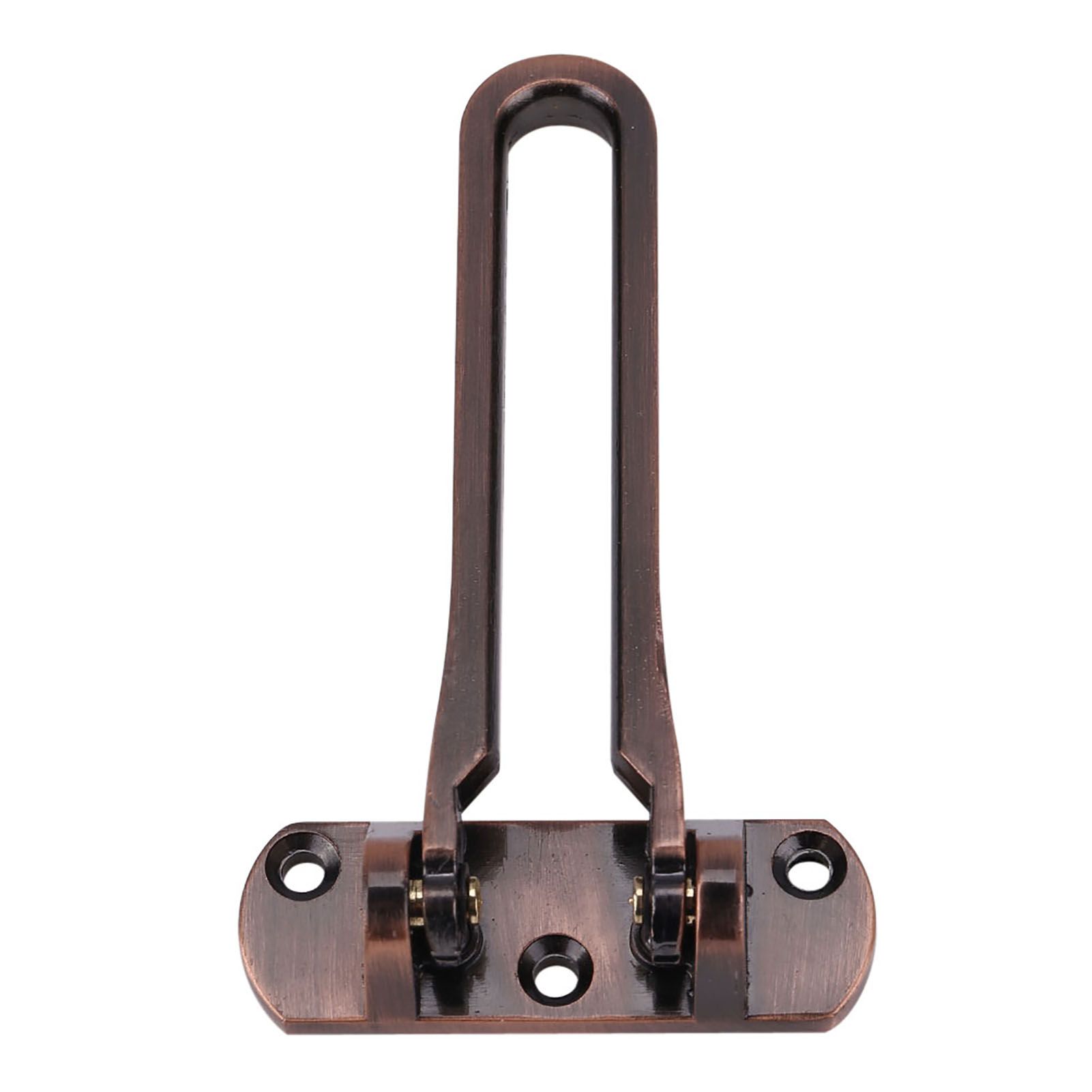 Heavy Duty Zinc Alloy Safety Guard Security Door Lock Latch for Home Hotel Door (Red Bronze) โ image 6