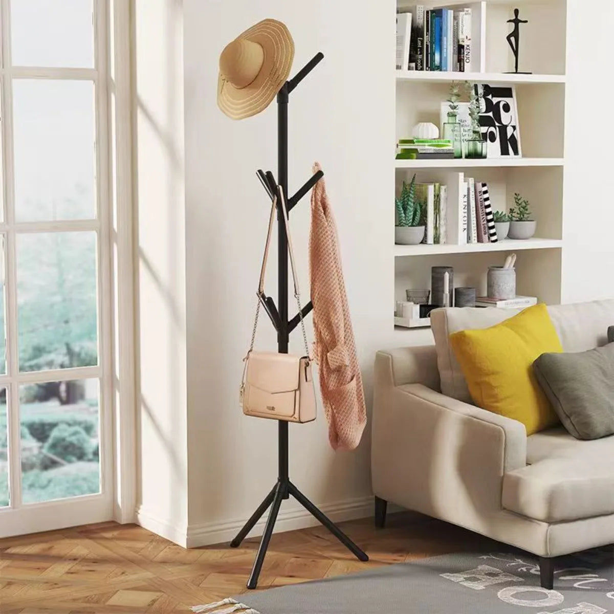 Floor-to-Floor Clothes and Hats Rack Holder — image 2