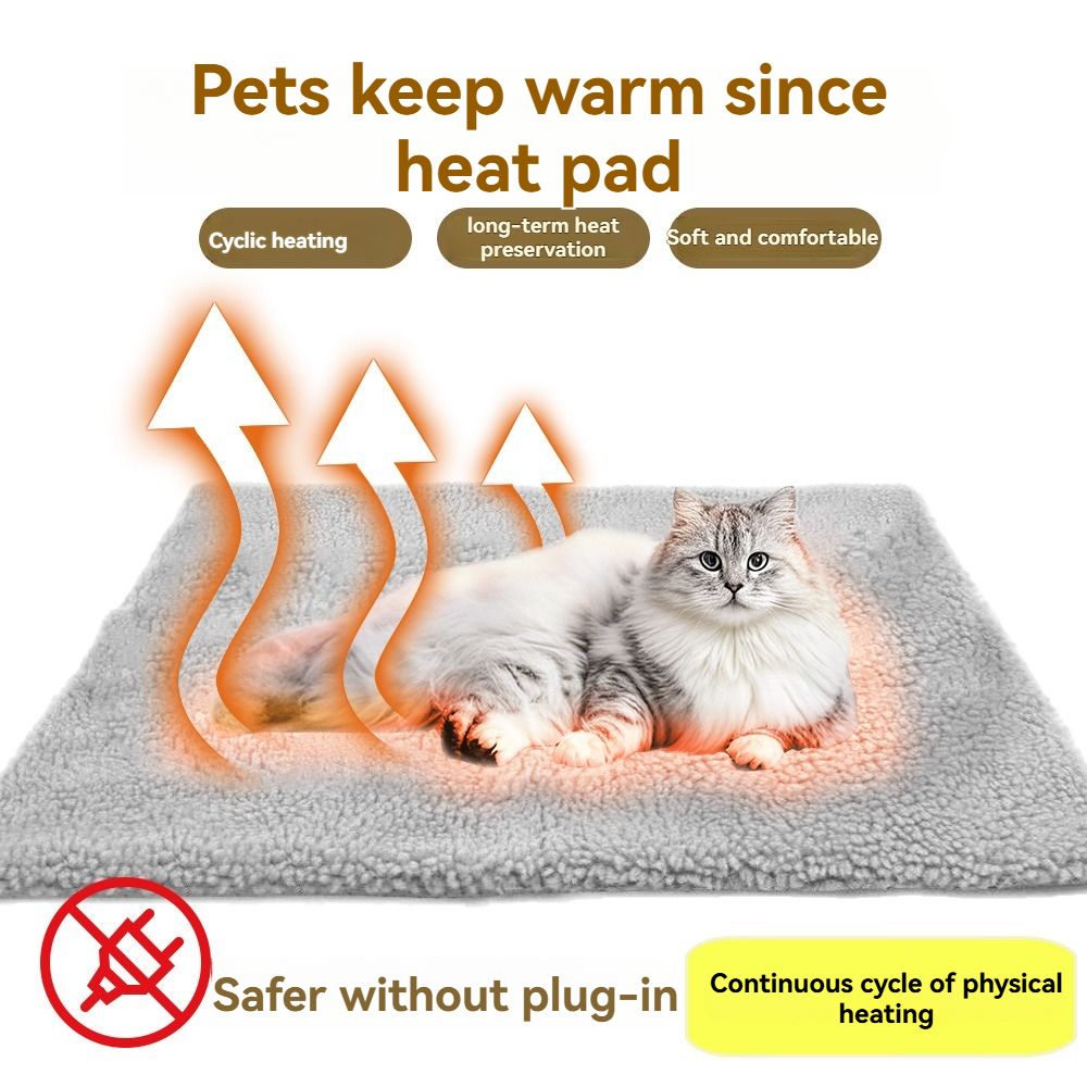 Self-Heating Insulated Pet Fleece Mat 60 × 90cm