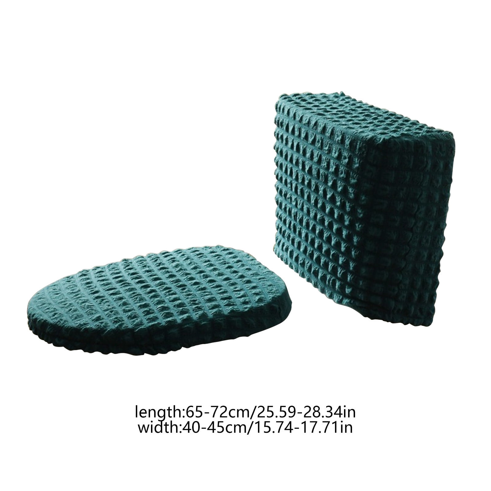 Toilet Lid Cover and Toilet Tank Cover Stretch Toilet Covers Set for Bathroom, Split Toilet Cover, Polyester Spandex Fabric, Machine Washable, with Elastic โ image 3