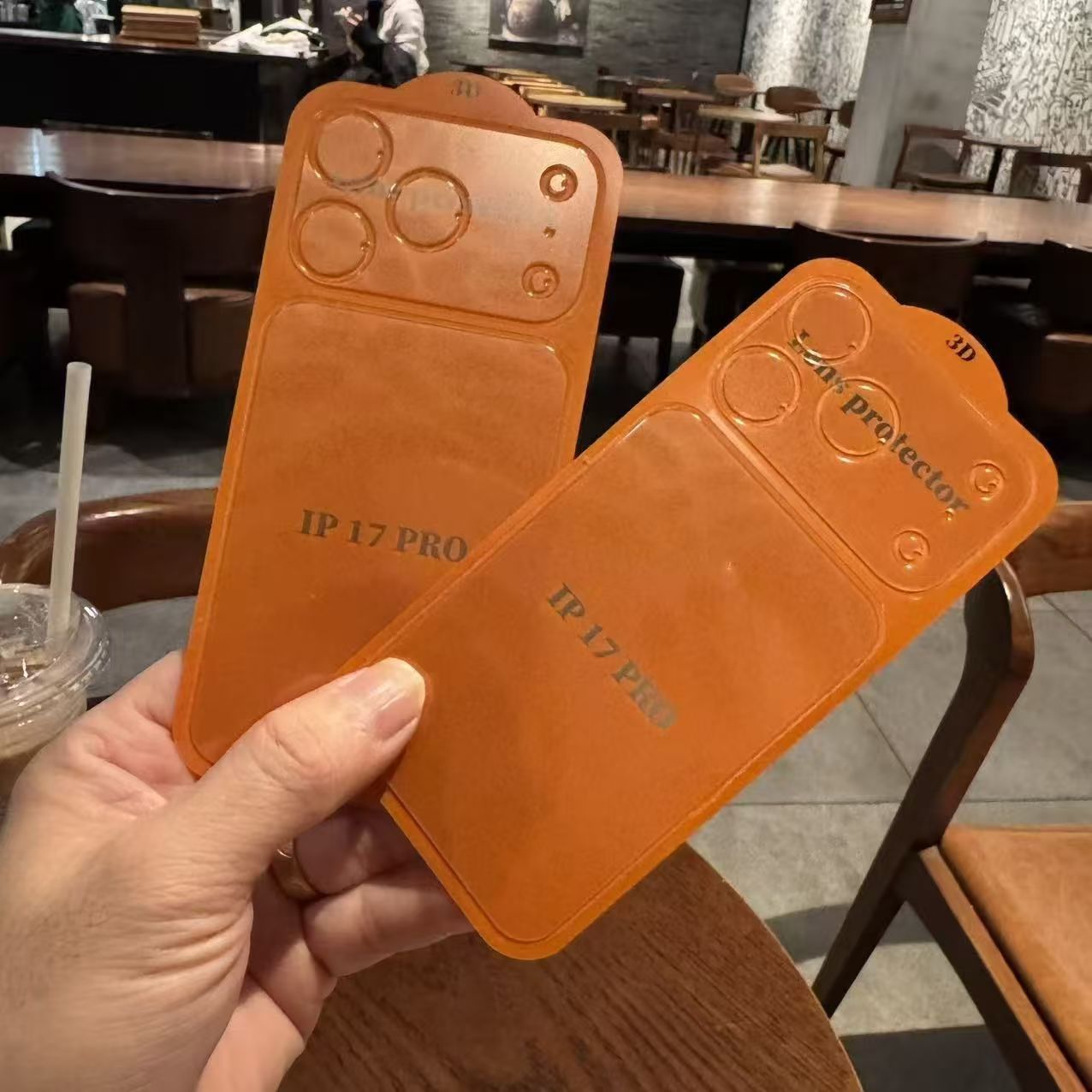 Yixi iPhone 17 Pro Max Lens Film PET Frosted Rear film plus hollow lens film iPhone 18PRO — image 2
