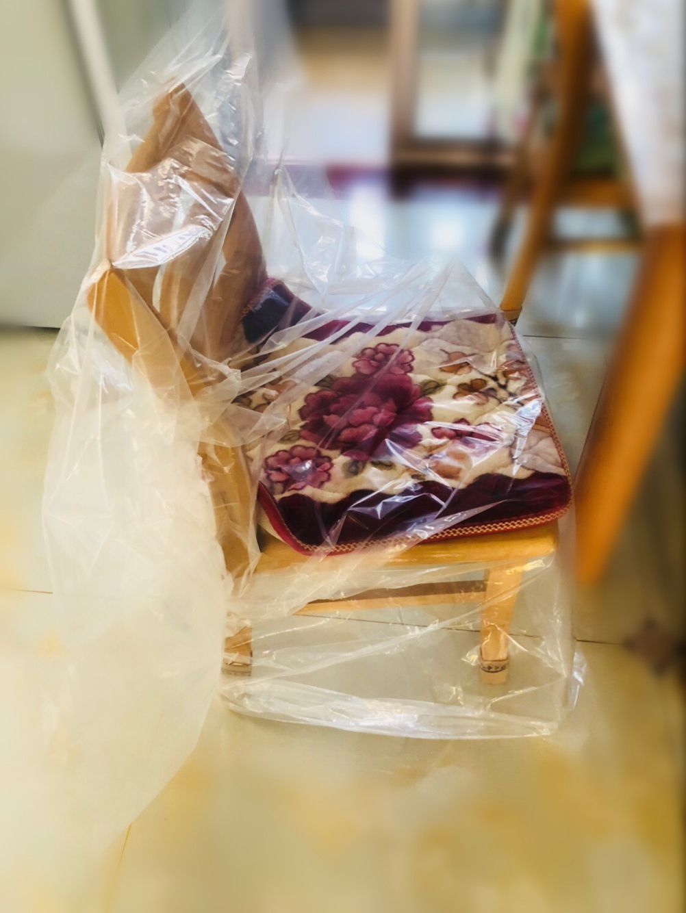Plastic Recliner Furniture Cover – Clear Moving Bag for Couch, Heavy Duty Waterproof Cover Pets | Plastic Chair Cover — image 5