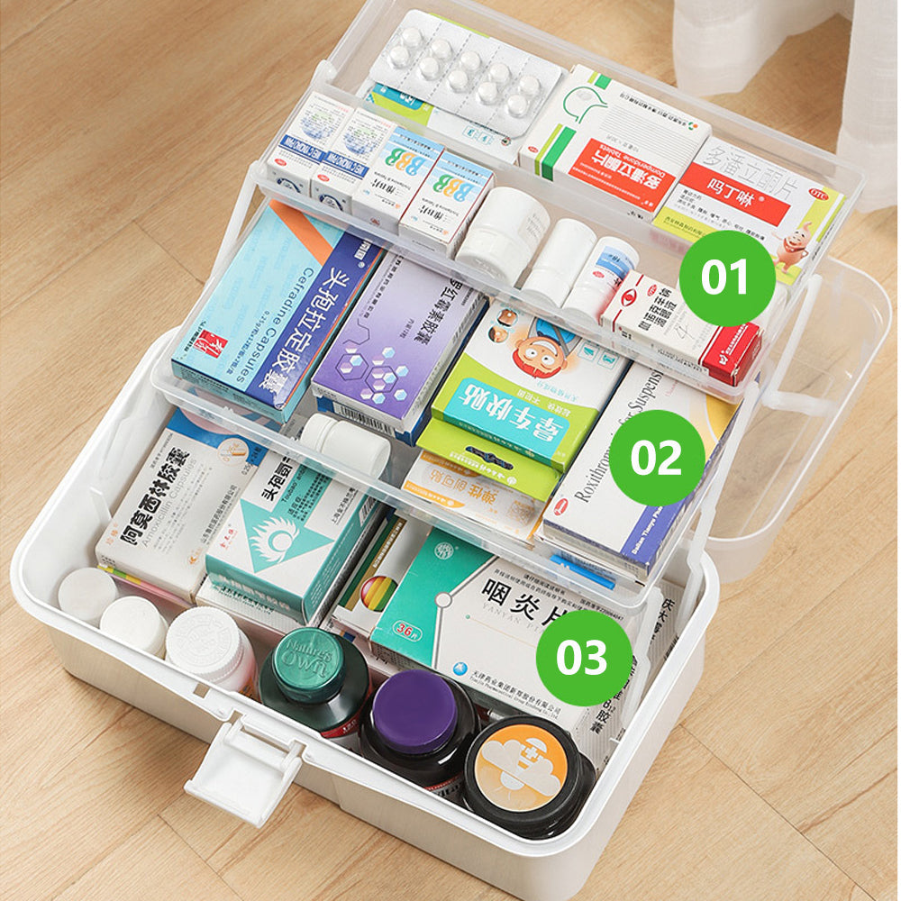 3 Layers Large Portable First Aid Kit Emergency Medical Storage Medicine Organizer โ image 5