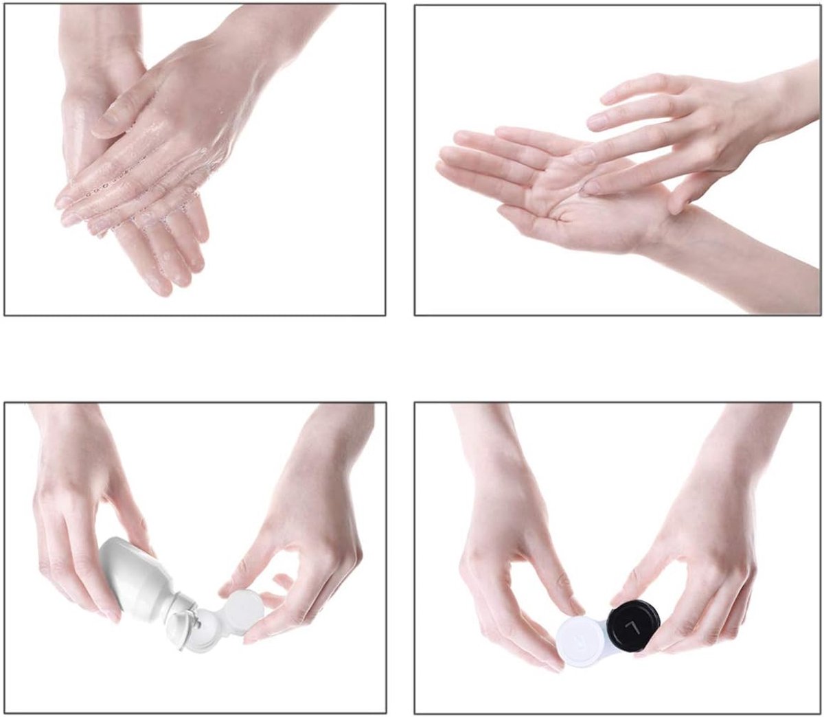 20 Pieces Colorful Contact Lens Holder - Contact Lens Cases - Lens Tray - Portable Contact Lens Holder - Contact Lens Case - Lens Holders - Travel Contact Lens — image 5