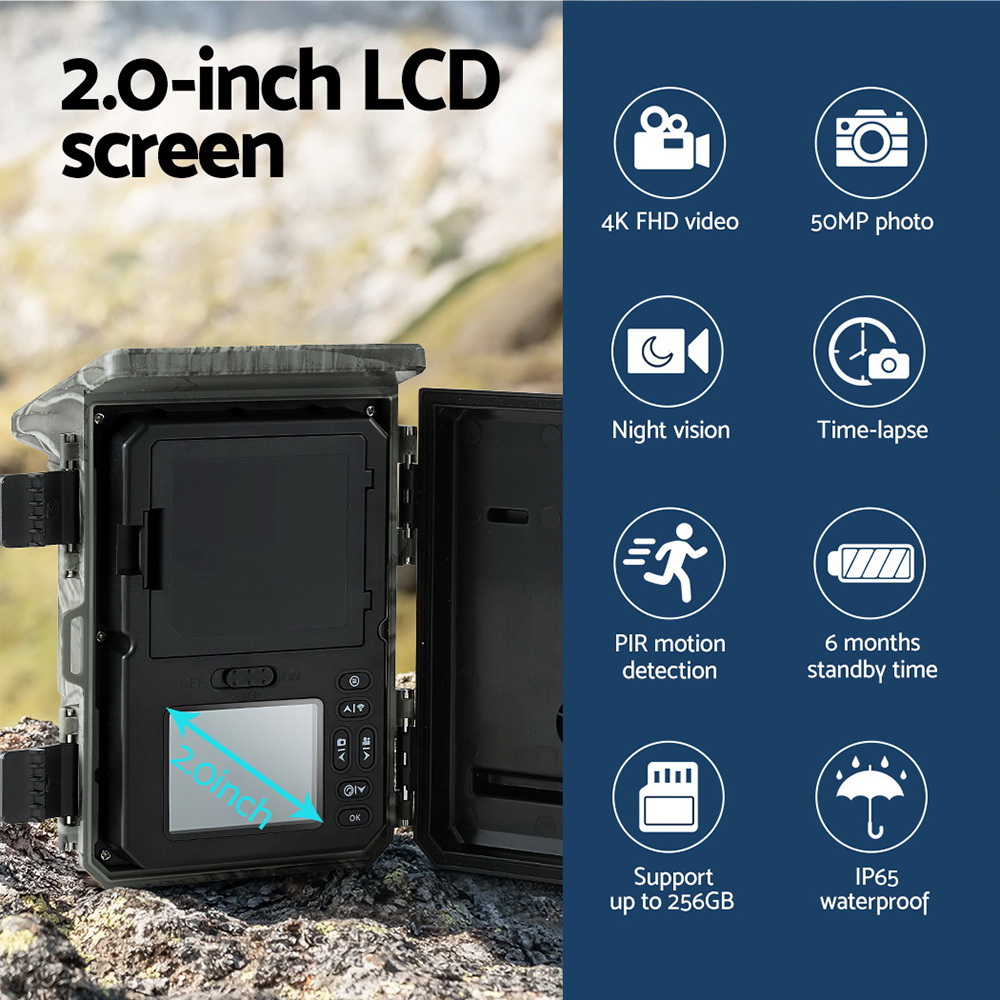 UL-tech Solar Trail Camera 4K 50MP Wildlife โ image 4