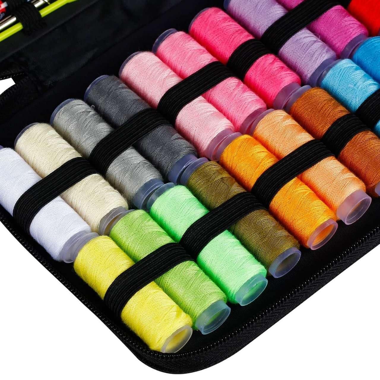 Sewing kit 98 pieces with 24 thread colors, MultiColor — image 3