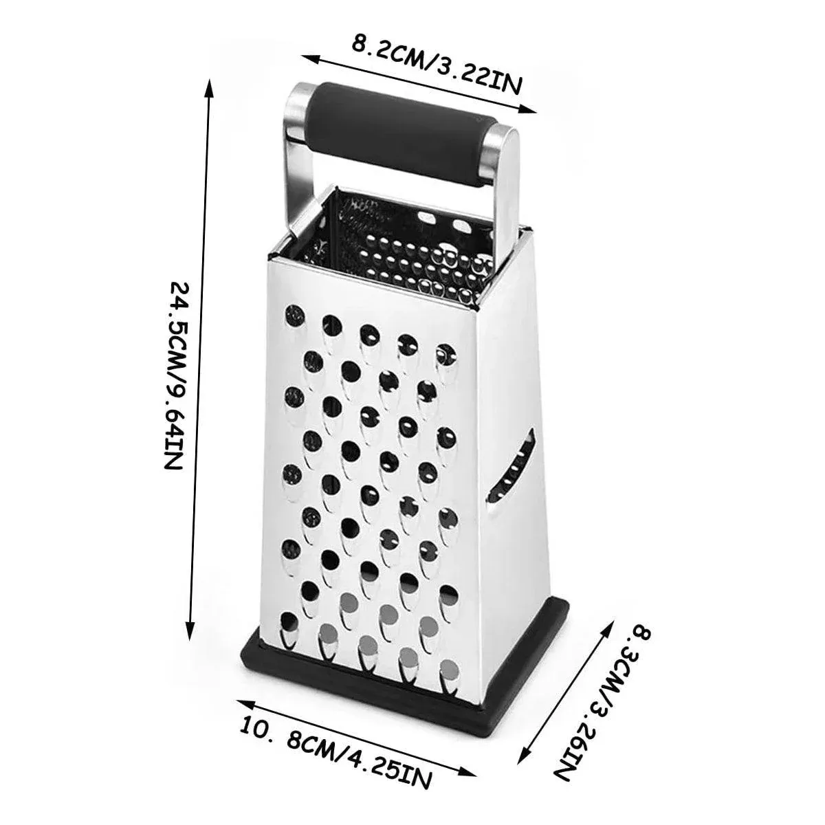 Stainless Steel 4 Sided Kitchen Shredder Multi Purpose Grater Peeler Tool — image 3
