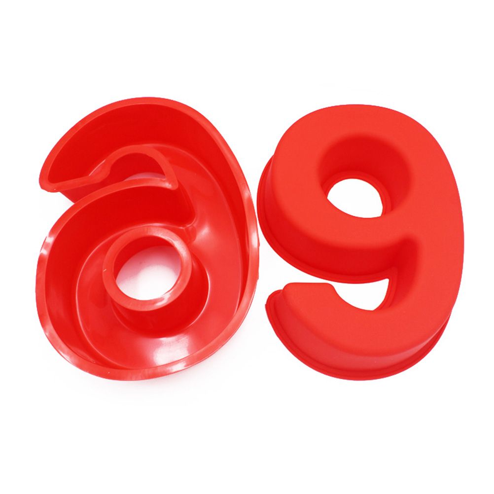 2PCS 10 Inch Silicone Cake Mold 6 and 0 Numbers DIY Silicone Cake Baking Mold 3D Silicone Cake Mold for Birthday and Wedding Anniversary โ image 3