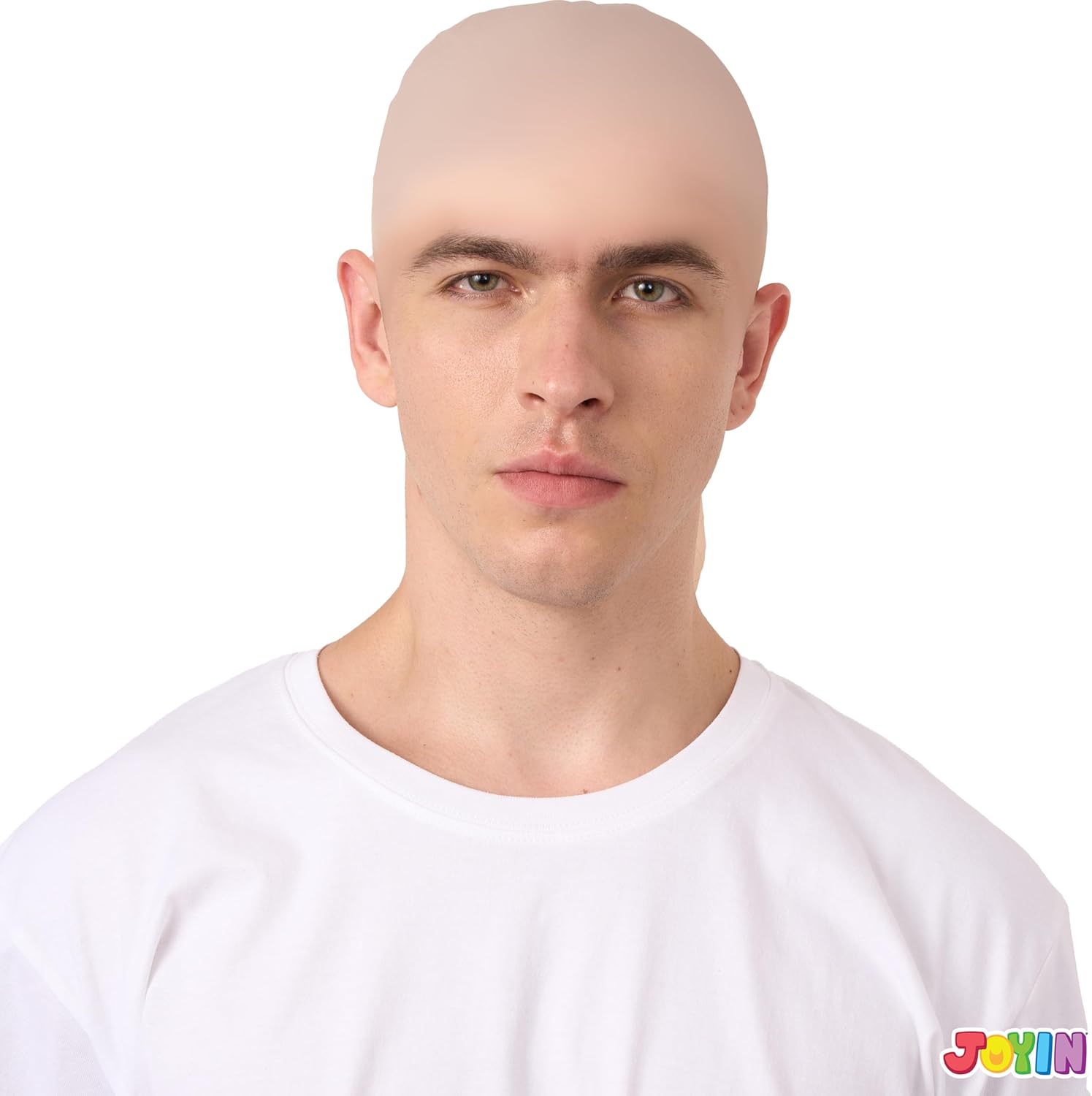 Halloween Bald Wig Latex Bald Wig For Men Women Halloween Costumes, Bald Wig Hat For Adults Costume Halloween Makeup Costume Accessories — image 5