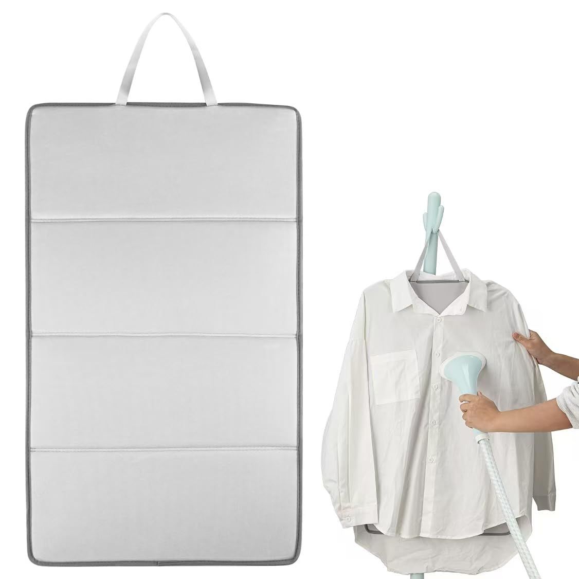 Four fold hanging ironing machine