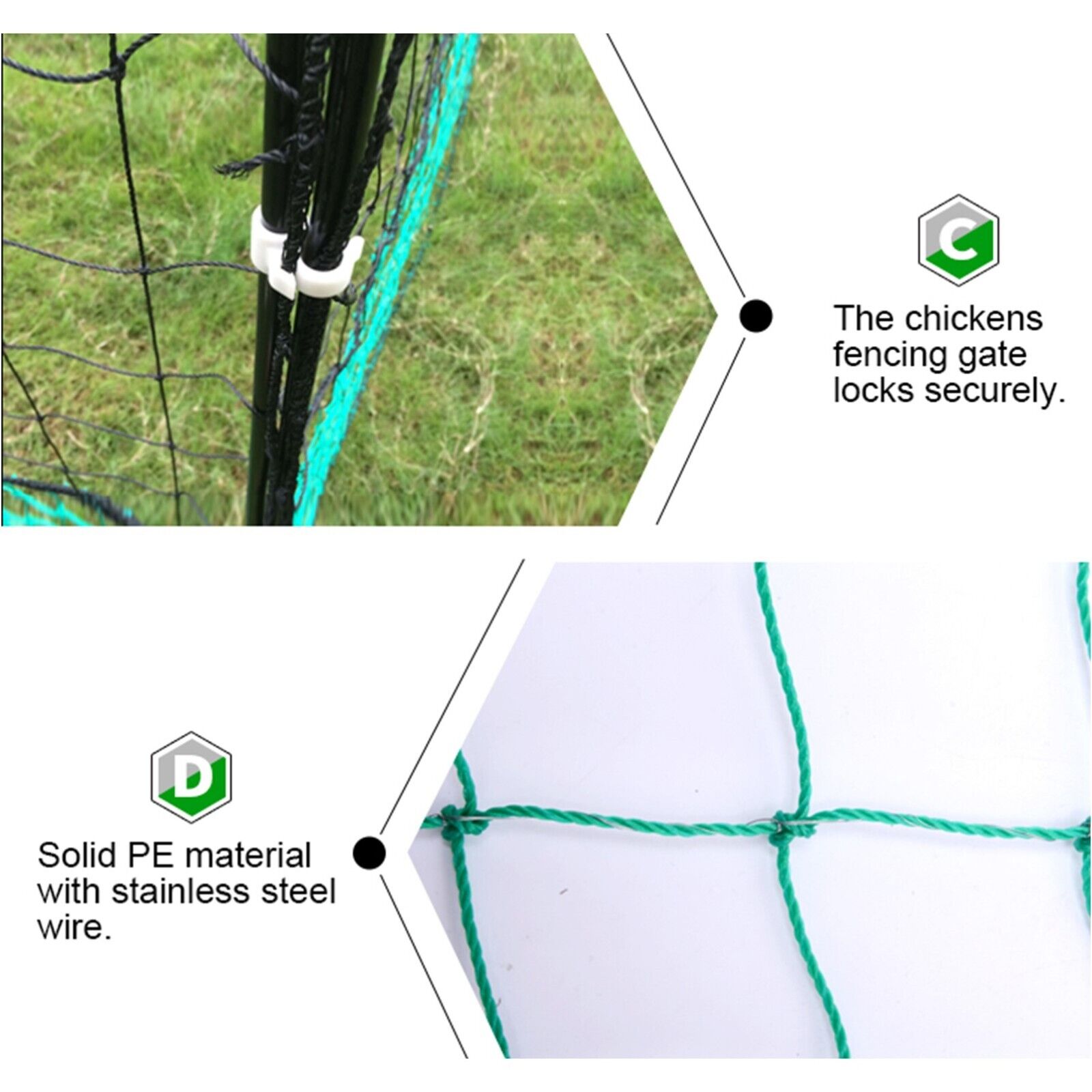 POULTRY NETTING Quality Net Chicken Electric Fence 60m X 115cm — image 6