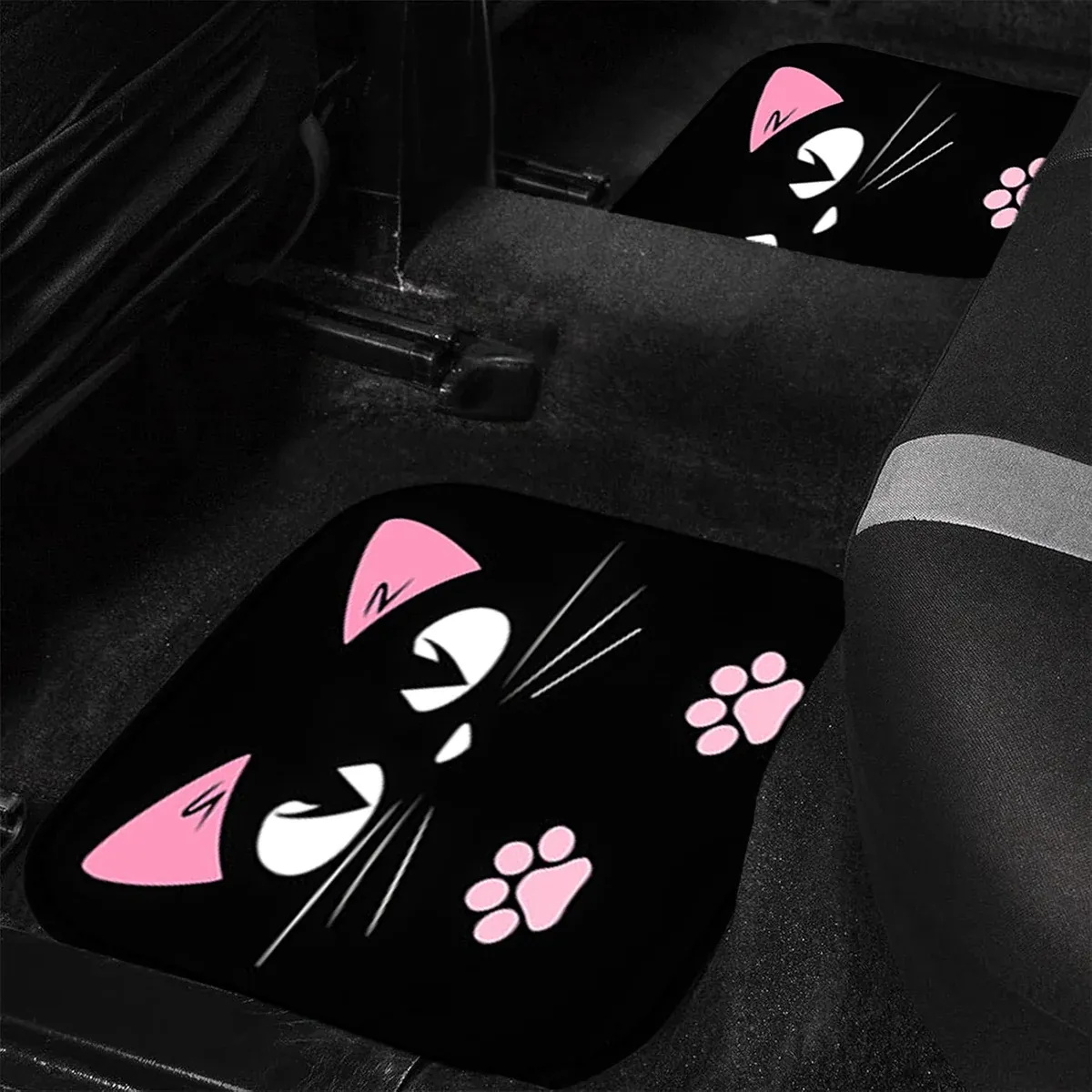 4pc Car Floor Mats Anti-Slip Waterproof Universal Fit Easy Clean — image 4