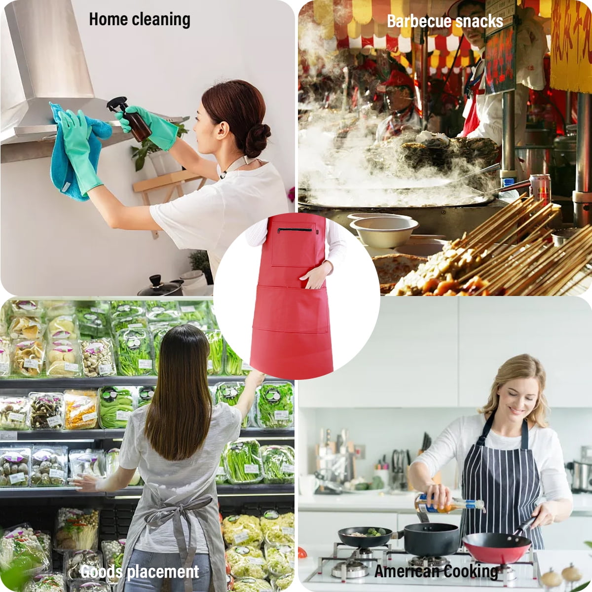Waterproof Rubber Vinyl Apron - Heavy Duty Model - Stay Dry - Industrial Chemical Resistant Plastic - Leather Apron for Kitchen, Cooking, Dishwashing, Dog — image 6