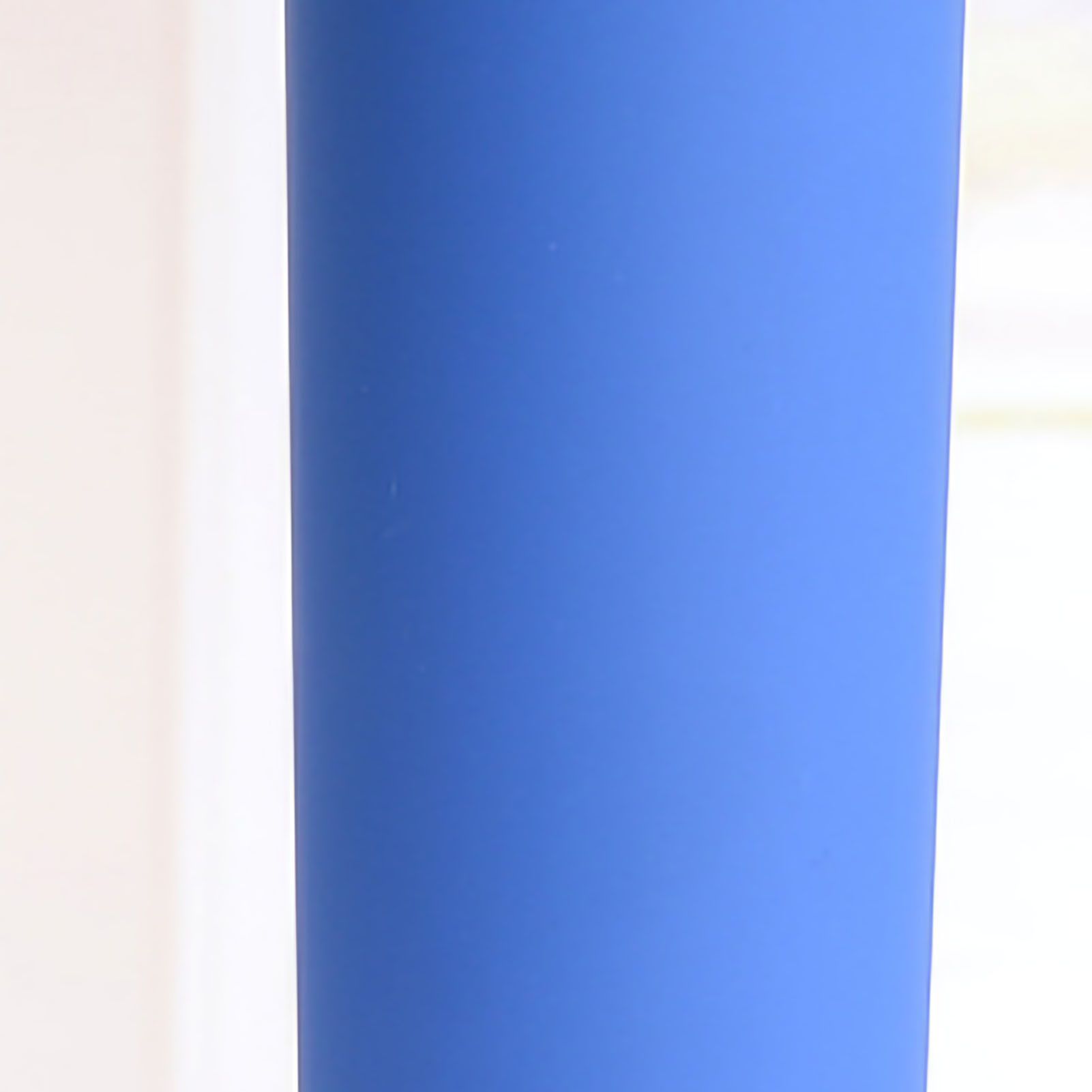 Straw Cup Colorful Plastic Simple Style Comfortable Hand Feeling Large Capacity Drinking Straw Bottle Blue 16oz — image 4