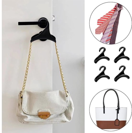 Clothes hanger - Wardrobe - Handbag organizer - Hook rack organizer for handbags and backpacks - 10 pieces — image 5