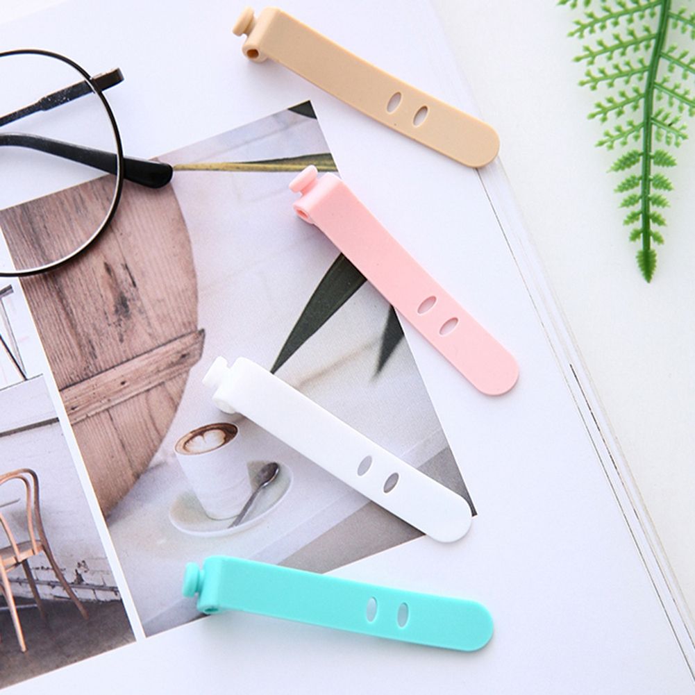 4Pcs Silicone Earphone Winder Wrap Cable Cord Wire Holder Organizer — image 3