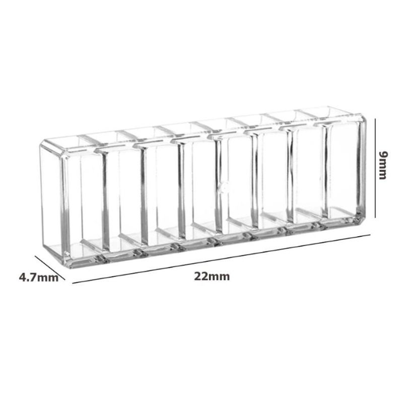 Beauty Display Case Cosmetics Storage Case Desk Organizer Shelf Highlighter Display Desktop Organizer Shelf Cosmetic — image 2