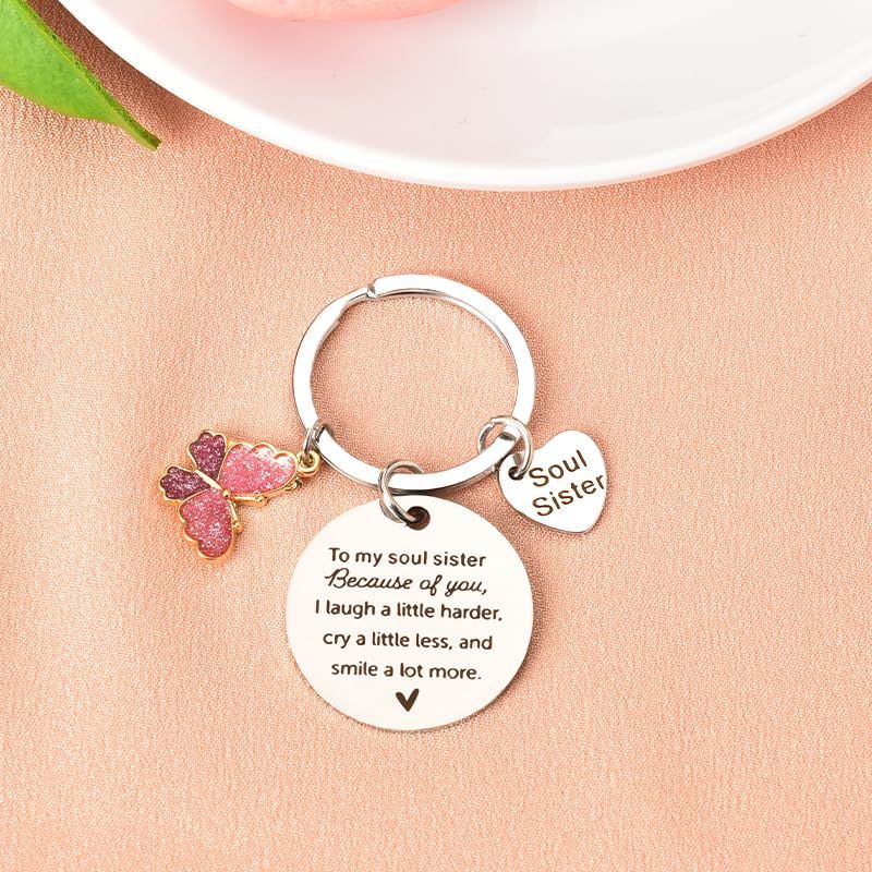 Sister Gifts from Sisters,Girlfriend Friendship Keychain,Funny Unique Birthday Gifts for Women、Graduation、Christmas — image 5