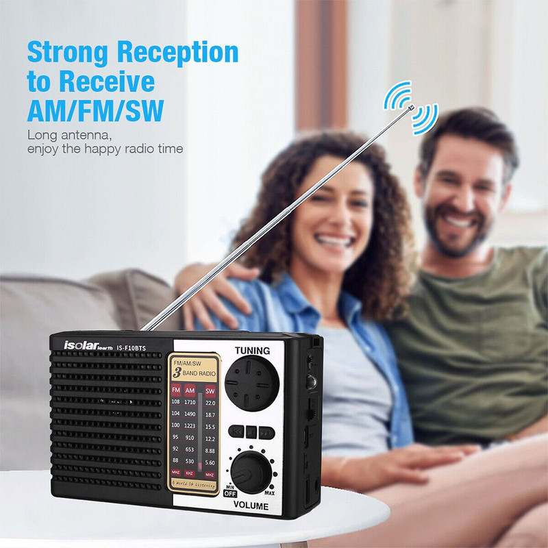 Solar Portable Radio with Digital Speaker — image 6