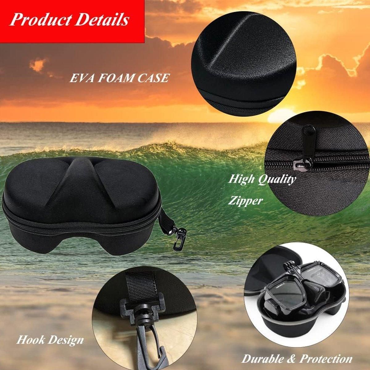 4pcs Diving Goggle Case Ski Mask Storage Box for Goggles Glasses Organiser — image 4