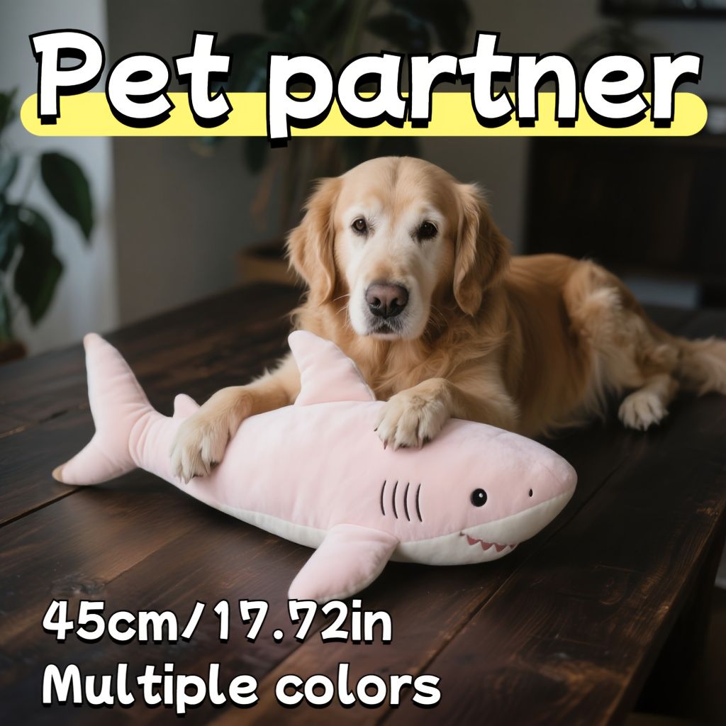 Adorable Shark Plush Toy for Pets and Kids – Soft, Cuddly Stuffed Animal Pillow in Multiple Colors, Perfect as a Couch Decor, Companion for Dogs, or Festival — image 6
