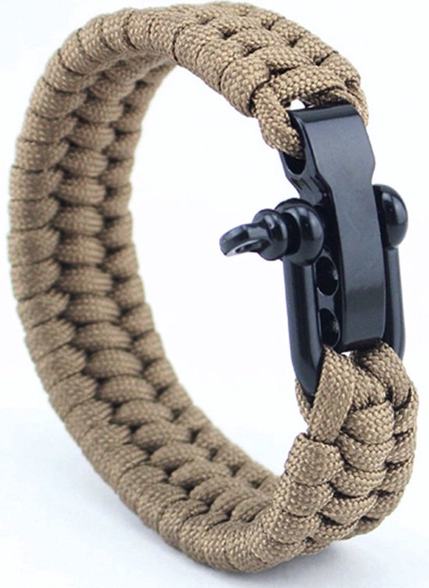 Paracord Survival Bracelet I Extra Strong I Brown