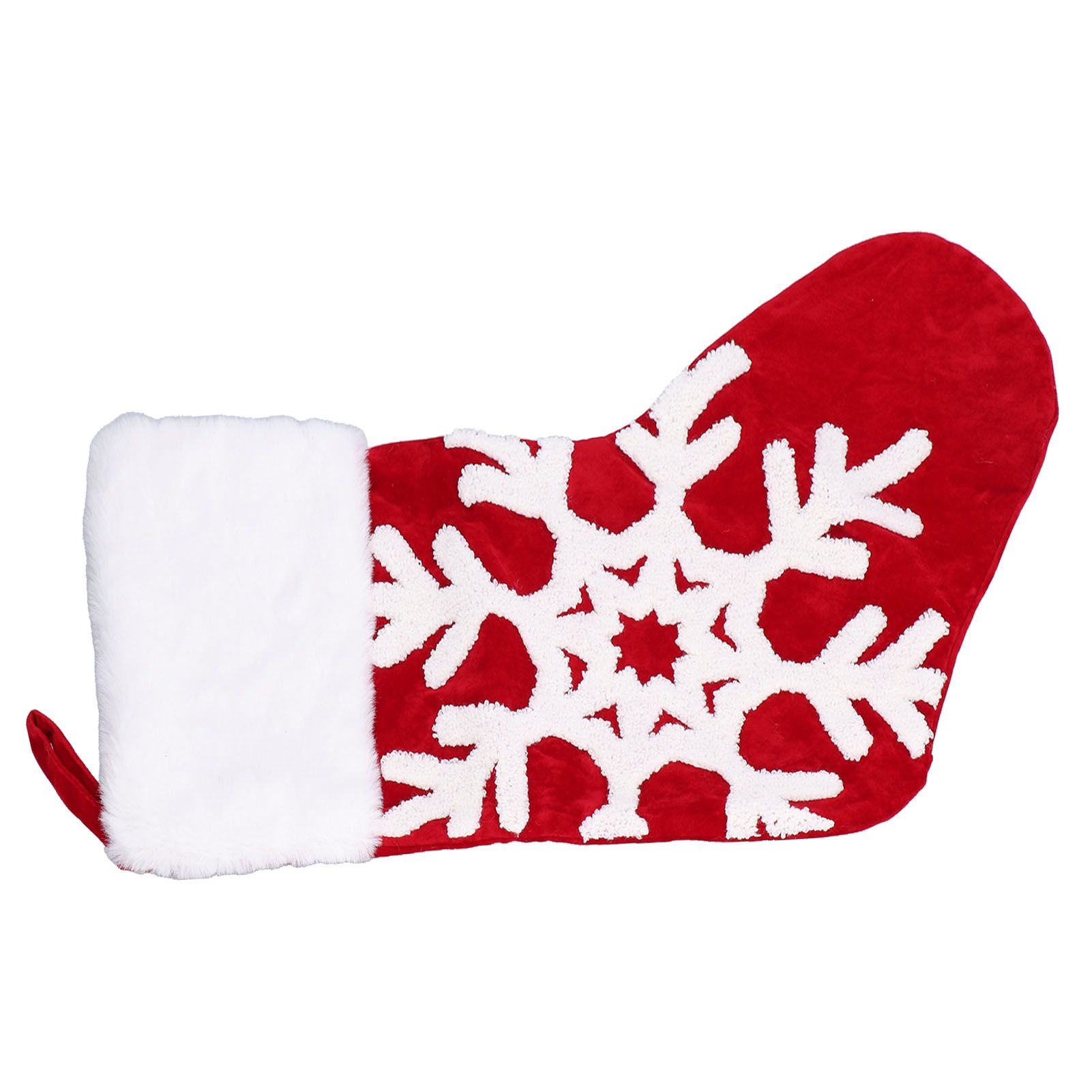Cute Christmas Stocking Christmas Tree Ornament Gift Bag Christmas Fireplace Pendant for Festival DecorationSnowflake โ image 3