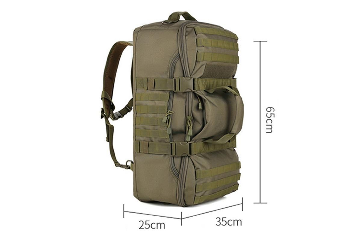 3-in-1 Duffle Bag Messenger Pack Military Tactical Backpack -Green โ image 4