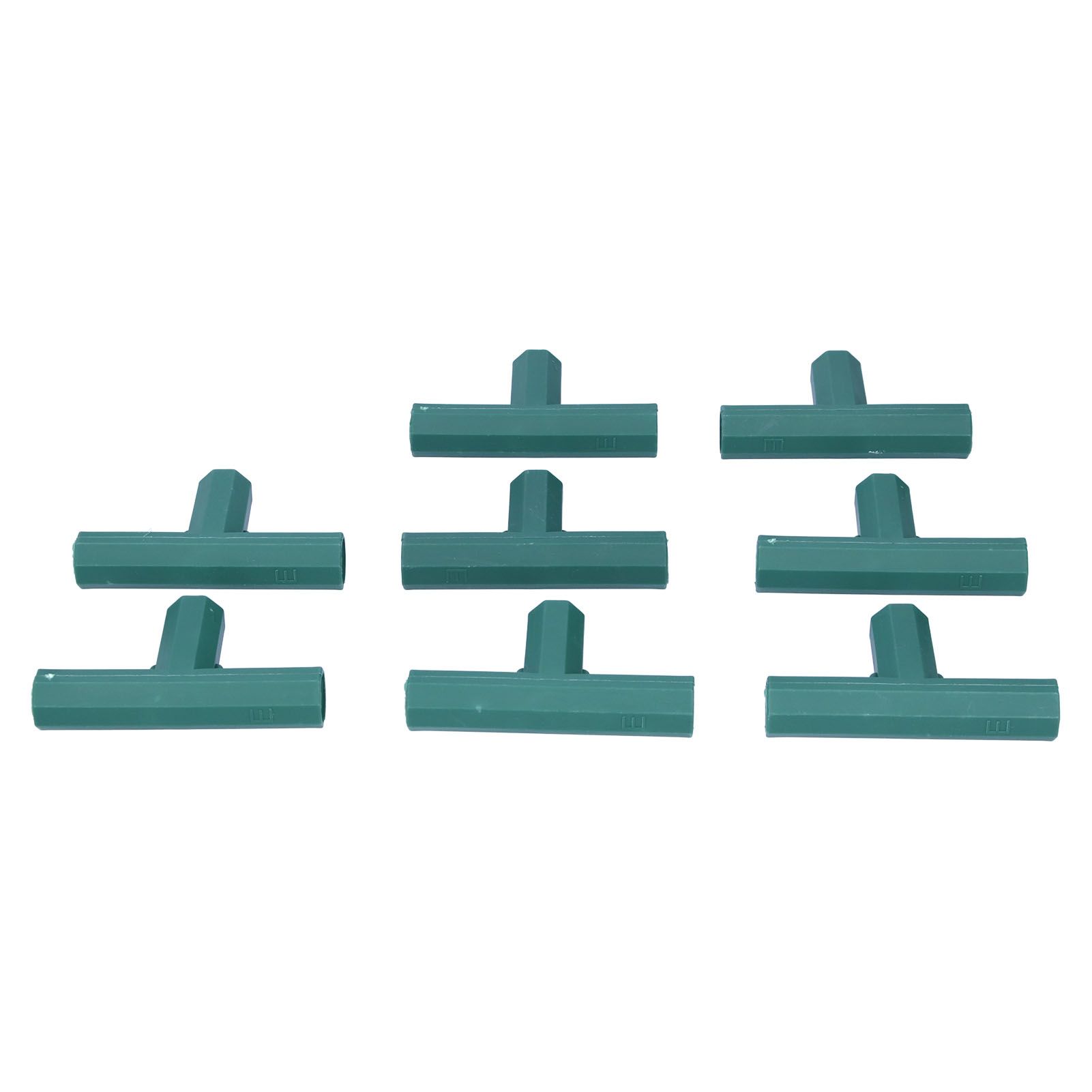 8Pcs T shape Connector DIY Plant Stake Joint Tee Adapter for 16mm Garden Plant Support — image 6