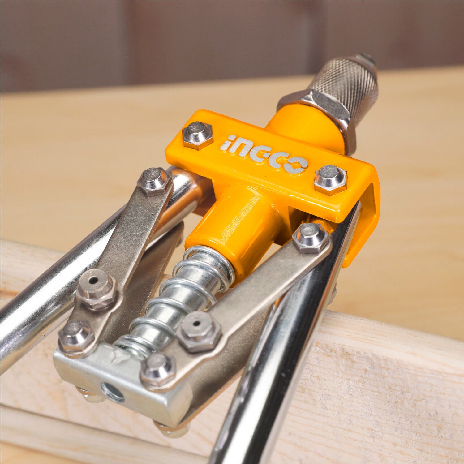 INGCO 17" Hand Riverter Long Arm Pop Rivert Heavy Duty For 3.2mm 4mm & 4.8mm โ image 3