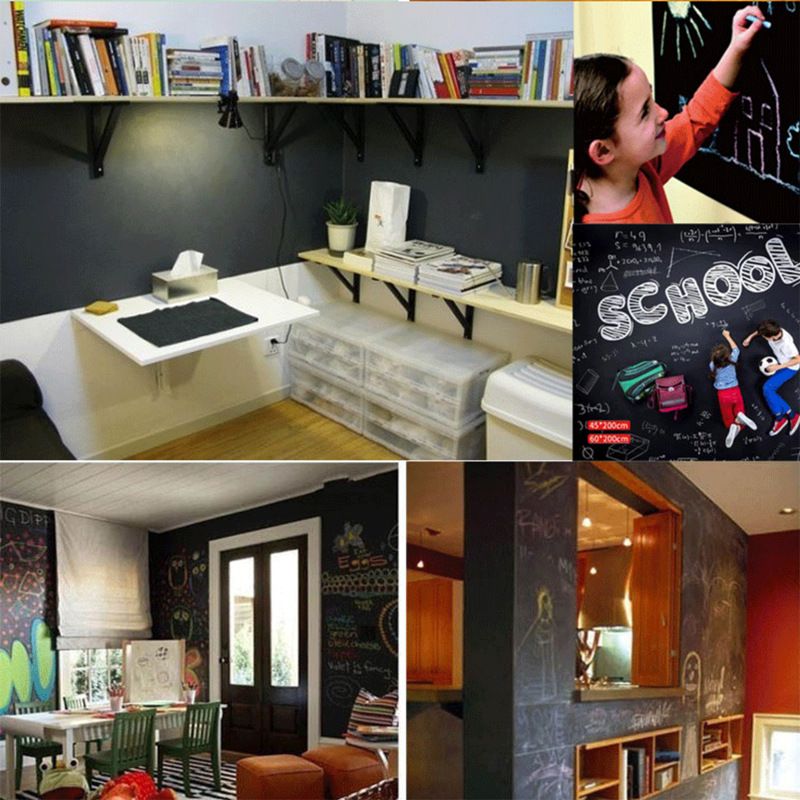 Self-Adhesive Blackboard Removable Chalkboard Wall Sticker for Home,Office & Decor Student blackboard wall stickers — image 4