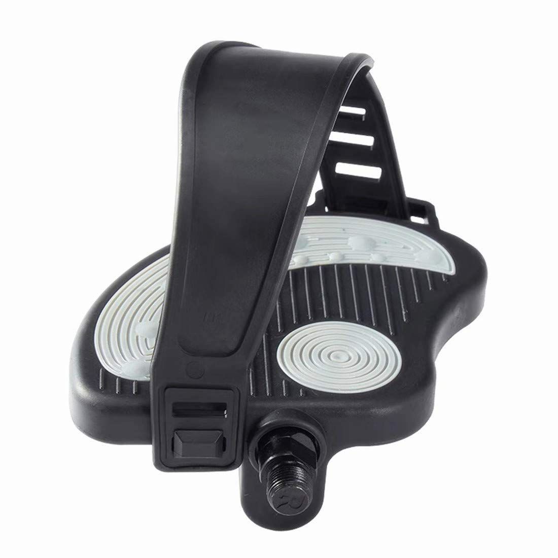 Bike Pedals with Straps for Bike, Spin Cycling Bike, Indoor Bike, Stationary Recumbent Bicycle Replacement Parts โ image 2