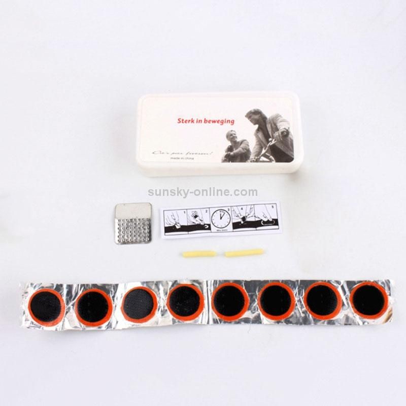 Bicycle Repair Tools Bike Tire Kit Bicycle Pump Puncture Repair Tool Bag — image 4