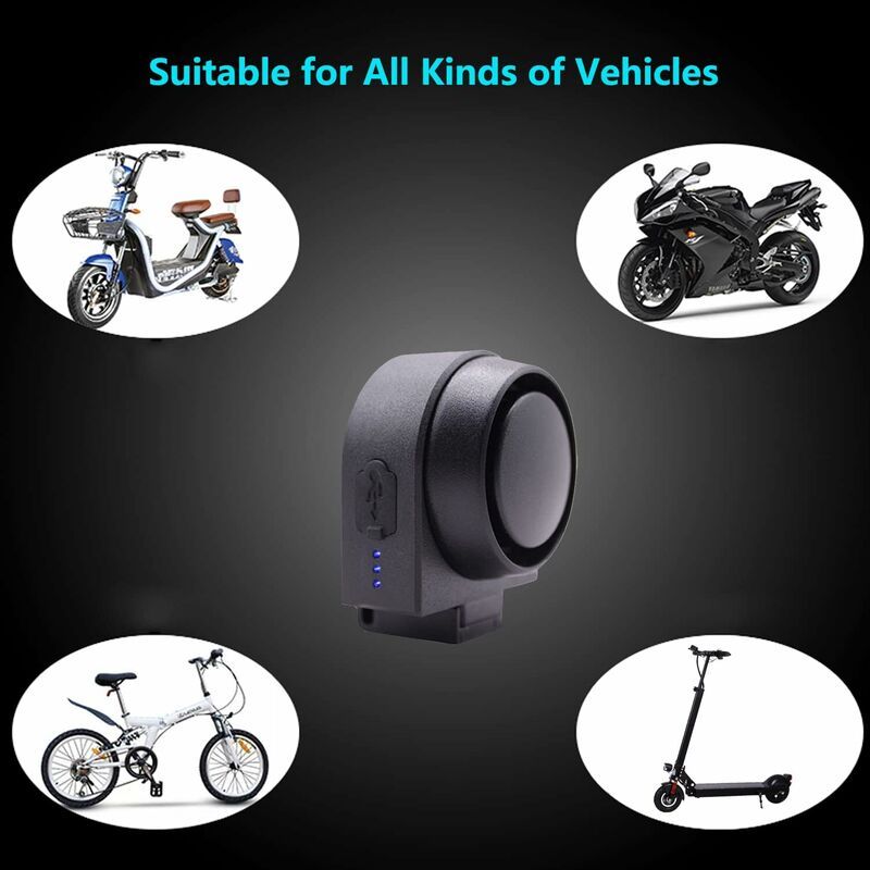 Anti-theft alarm, smart alarm with wireless remote control, waterproof vibration smart alarm, for bicycle/motorcycle/electric vehicle/scooter โ image 5