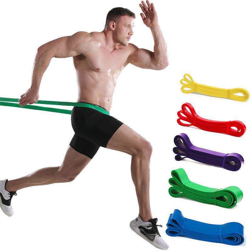 4-piece TPE Resistance Band Set - Heavy Duty Fitness Loop Bands for Strength Training, Yoga & Stretching with Carry Bag — image 2